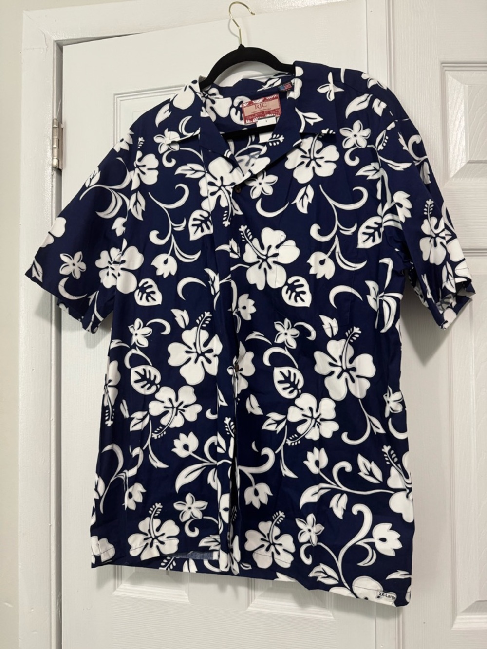 Vintage RJC Hawaii Tropical Camp Aloha Shirt